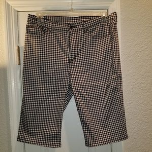 DG2 gingham print shorts